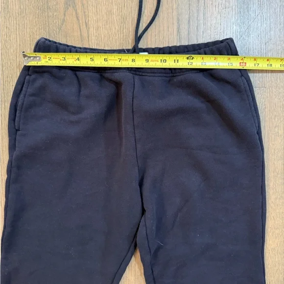 Rag & Bone Black Jogger Sweatpants-Size Small